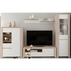 Стінка у вітальню Бордо / Bordo Дуб санремо світлий Гербор