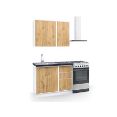 Кухня Mattina / Маттіна пряма 1.0 м (А) фасад ДСП Київський Стандарт