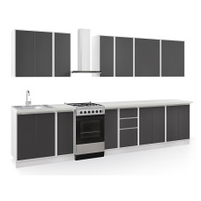 Кухня Mattina / Маттіна пряма 2.8 м фасад ЛДСП Київський Стандарт