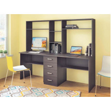 Стіл письмовий Е-03 ЛДСП Венге темний Київський Стандарт