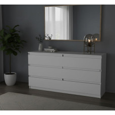 Комод - 8 Білий (150х75х40 см.) фабрика Алмаз Меблі