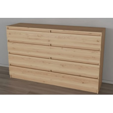 Великий комод - 9 чотири ящики 150х40х90 см. фабрика Алмаз Меблі