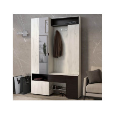 Передпокій Тетріс Дуб крафт білий / Венге магія 1330 х 330 х 2100 мм Мастер Форм