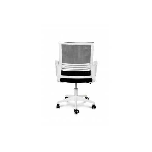 Офісне крісло ВЕБ (Чорний/Білий) Мікс Меблі